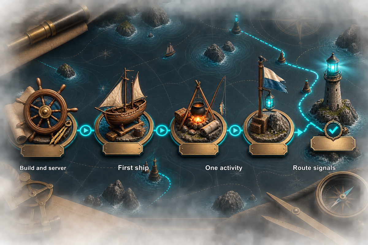 World of Sea Battle tips for a safer first voyage infographic visual