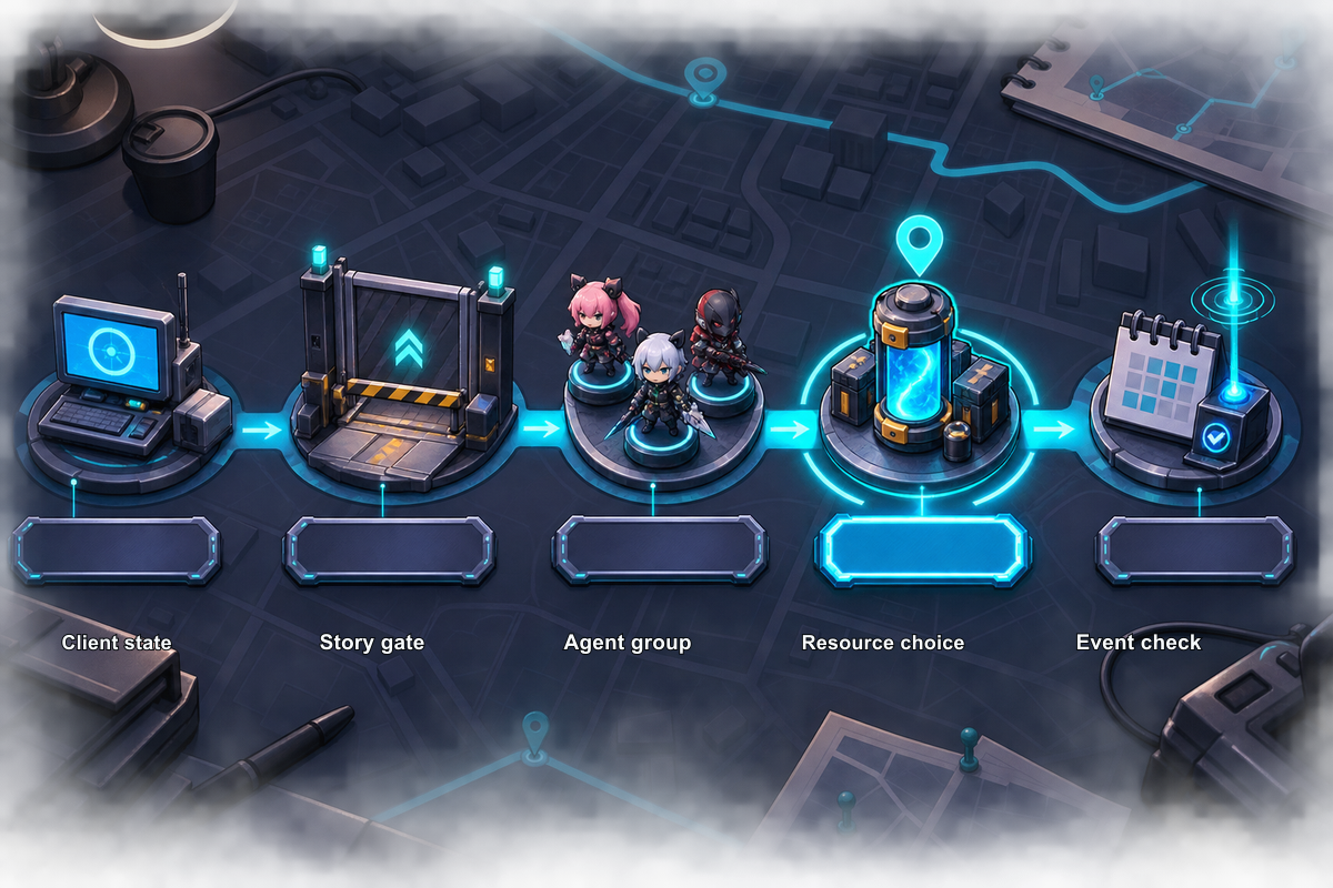 Zenless Zone Zero beginner guide for a clean first progression route infographic visual