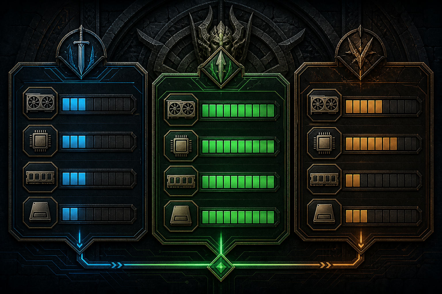 RAID: Shadow Legends PC requirements and launcher planning comparison visual