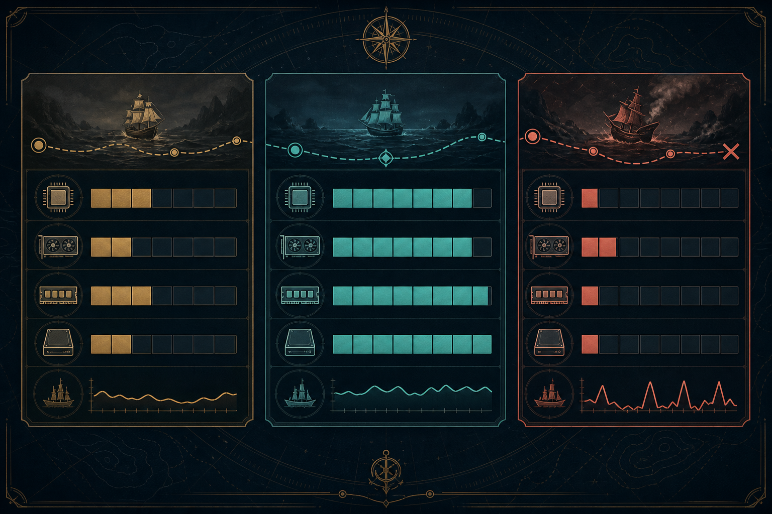 Sea of Conquest PC requirements and the current evidence gap comparison visual