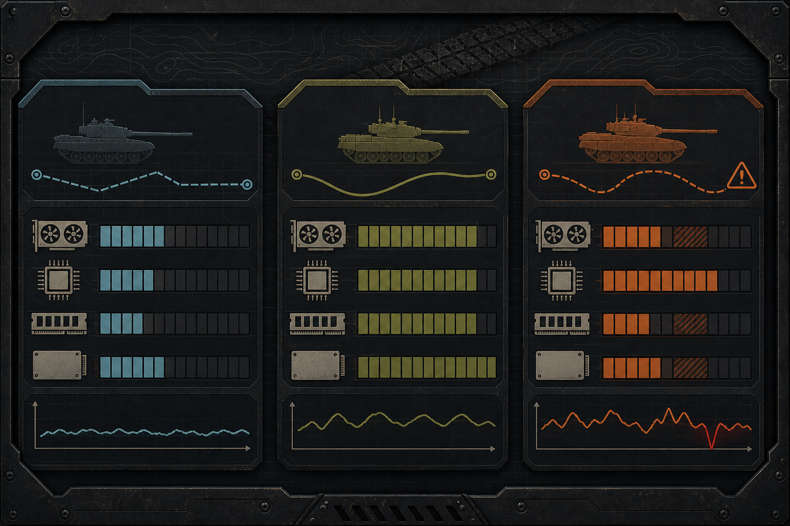 World of Tanks: HEAT PC requirements and upgrade checklist comparison visual