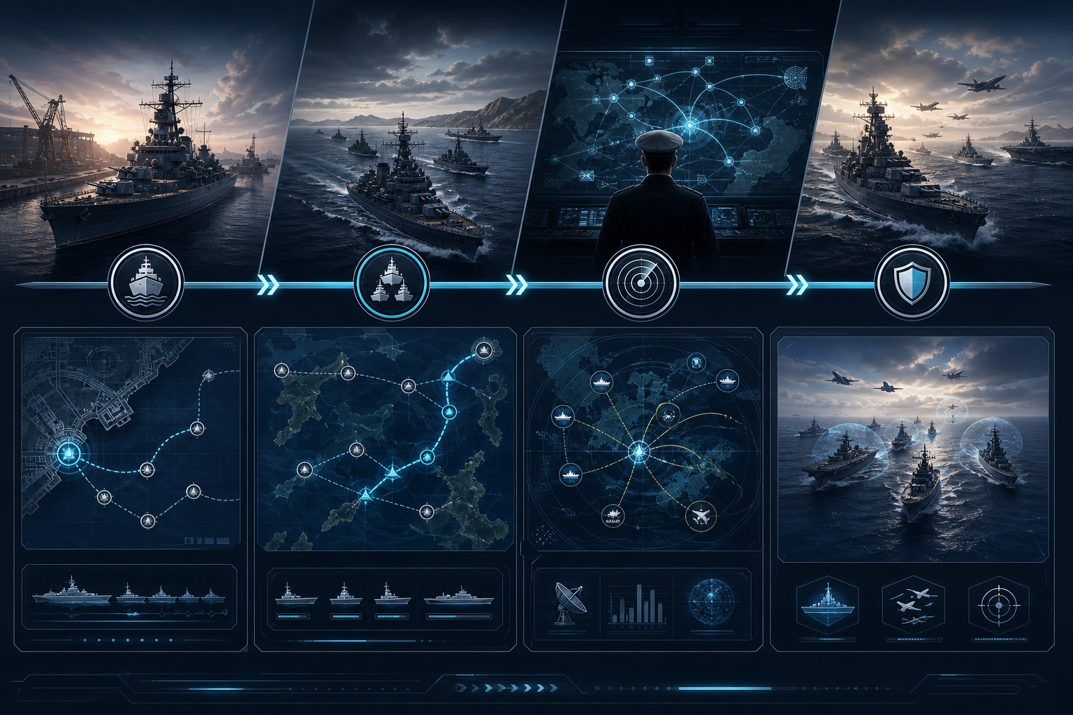 World of Sea Battle published B20 update notes for guilds, reputation and port battles infographic visual