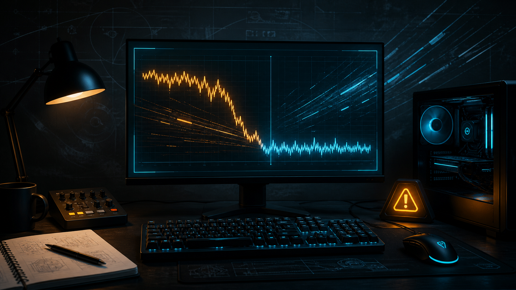 Original editorial illustration for War Thunder low FPS after an update with a controlled recovery