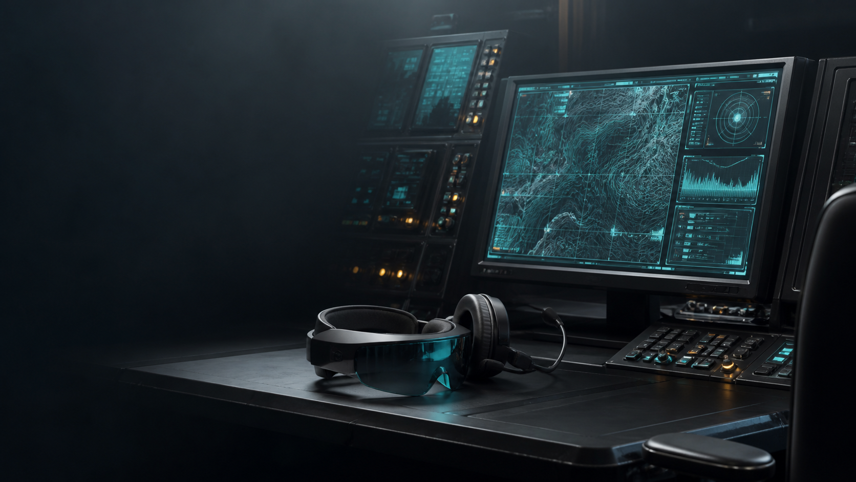 Original editorial illustration for War Thunder previews new MFD and HMD systems for its next update